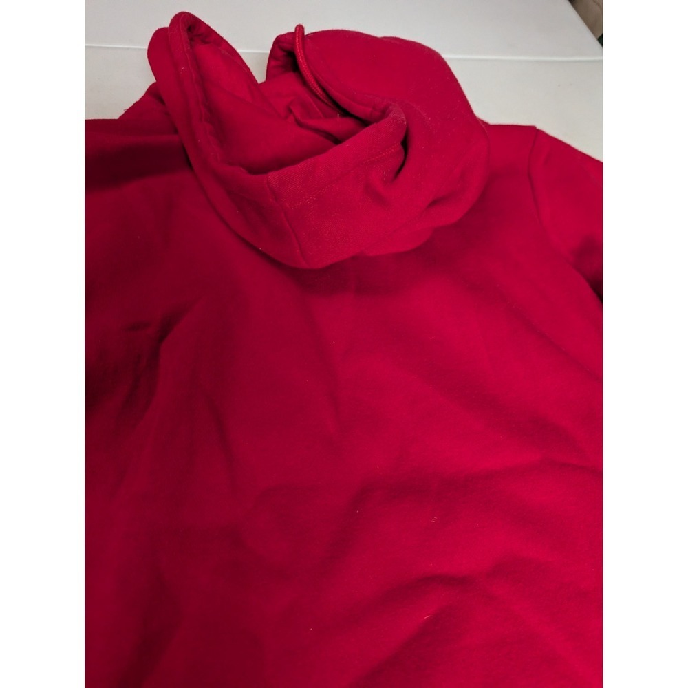 Reebok Red Graphic Logo Hoodie Sweatshirt Pullover Casual Activewear Size S - Picture 10 of 10